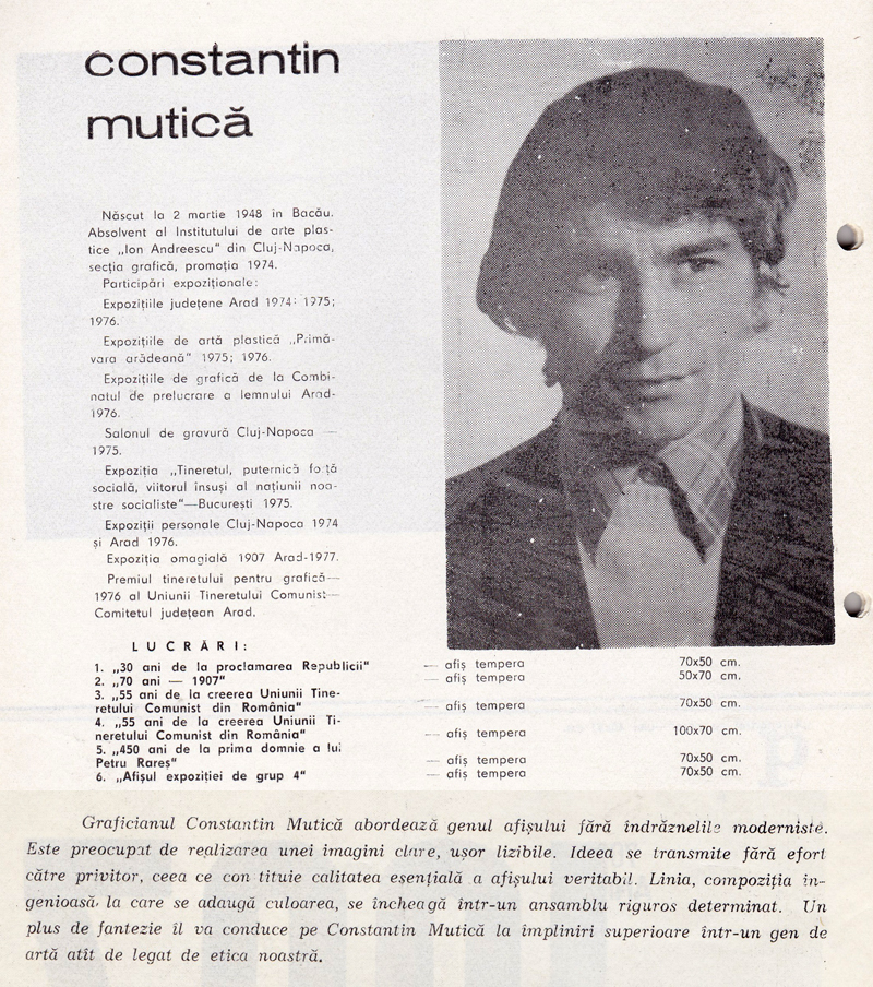 constantin mutica artist 1977