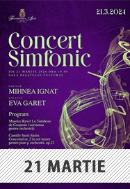 Concert simfonic – Joi, 21 Martie 2024