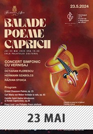 Balade, Poeme, Capricii – Concert simfonic cu vernisaj