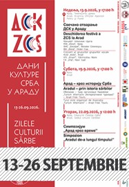 Zilele Culturii Sârbe Arad 2026